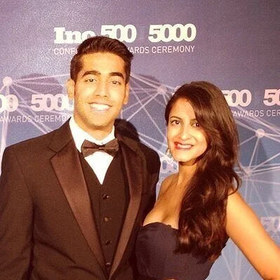 Fehzan Ali at an Inc. awards ceremony